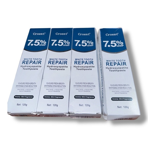 Croent Other - (4pack) White Tooth Repair Hydroxyapatite Toothpaste